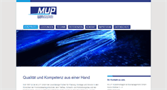 Desktop Screenshot of mup-gmbh.de